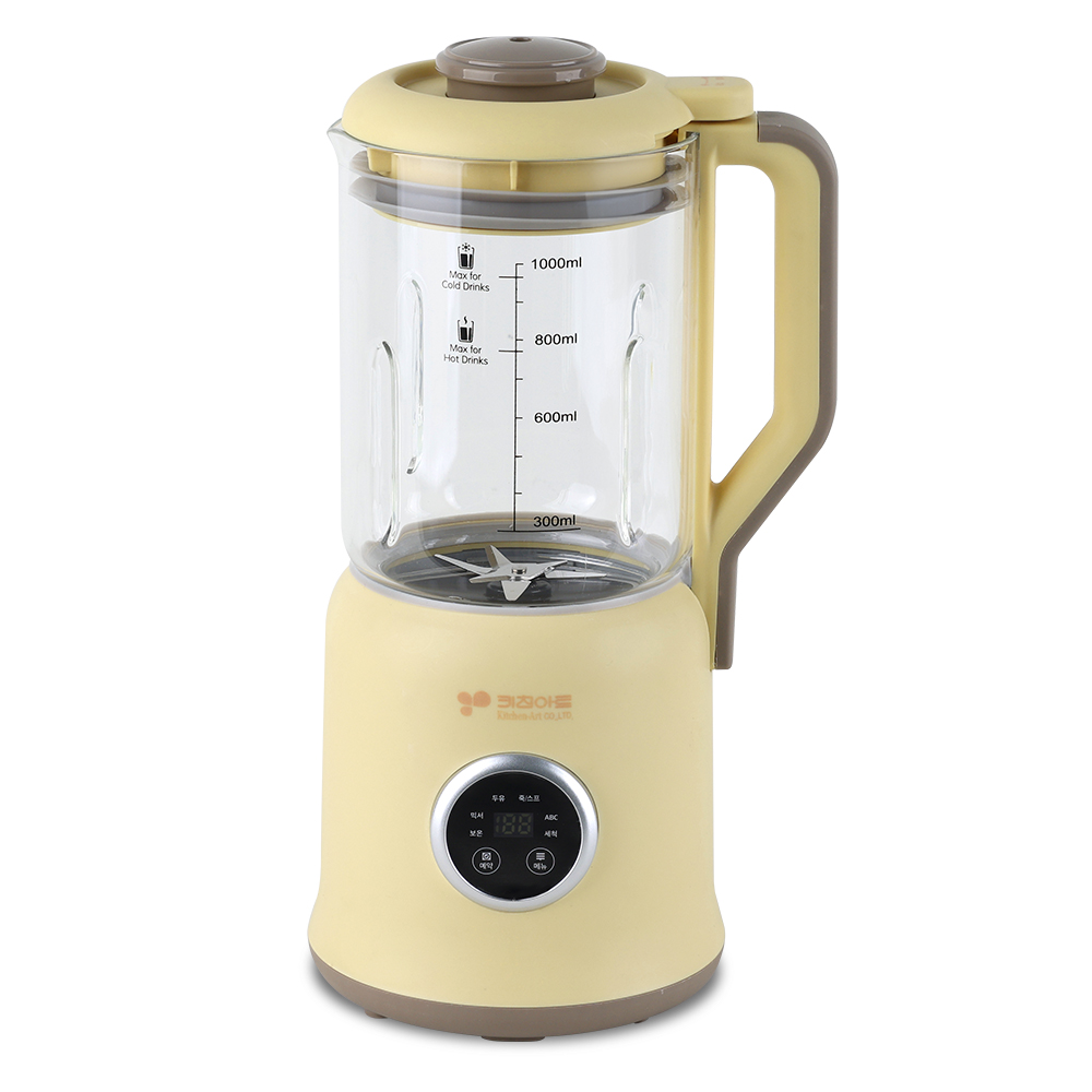 키친아트 대용량 1L 두유제조기 내열유리 이유식 콩국 다용도 제조기 39,900원