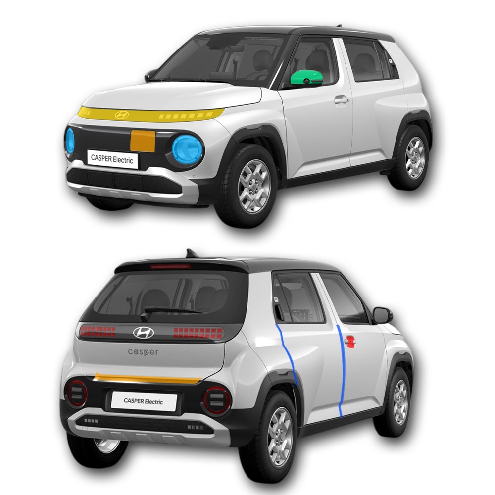 스킨엑스 캐스퍼 일렉트릭 외장필수패키지A PPF 차량보호필름, 1개 98,000원