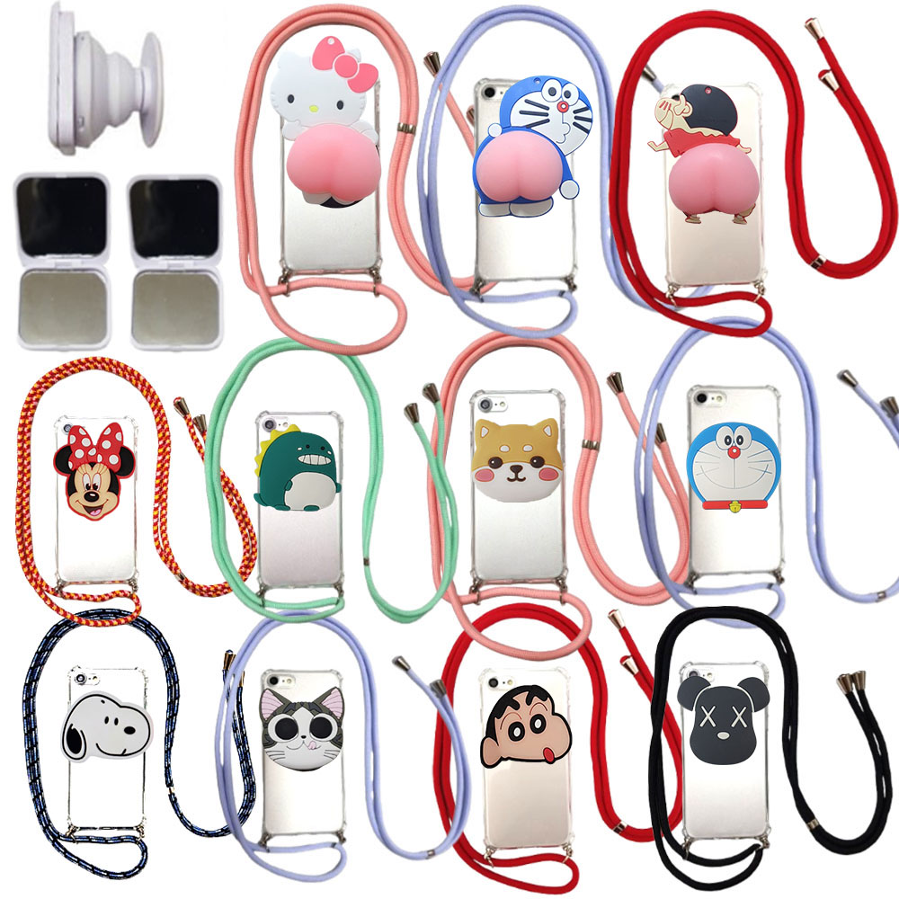 갤럭시S22플러스 SM-S906N 거울 미러톡 스마트톡 투명 실리콘 방탄 젤리 목걸이 스트랩 세트 핸드폰 케이스 WB그립MQ 8,500원