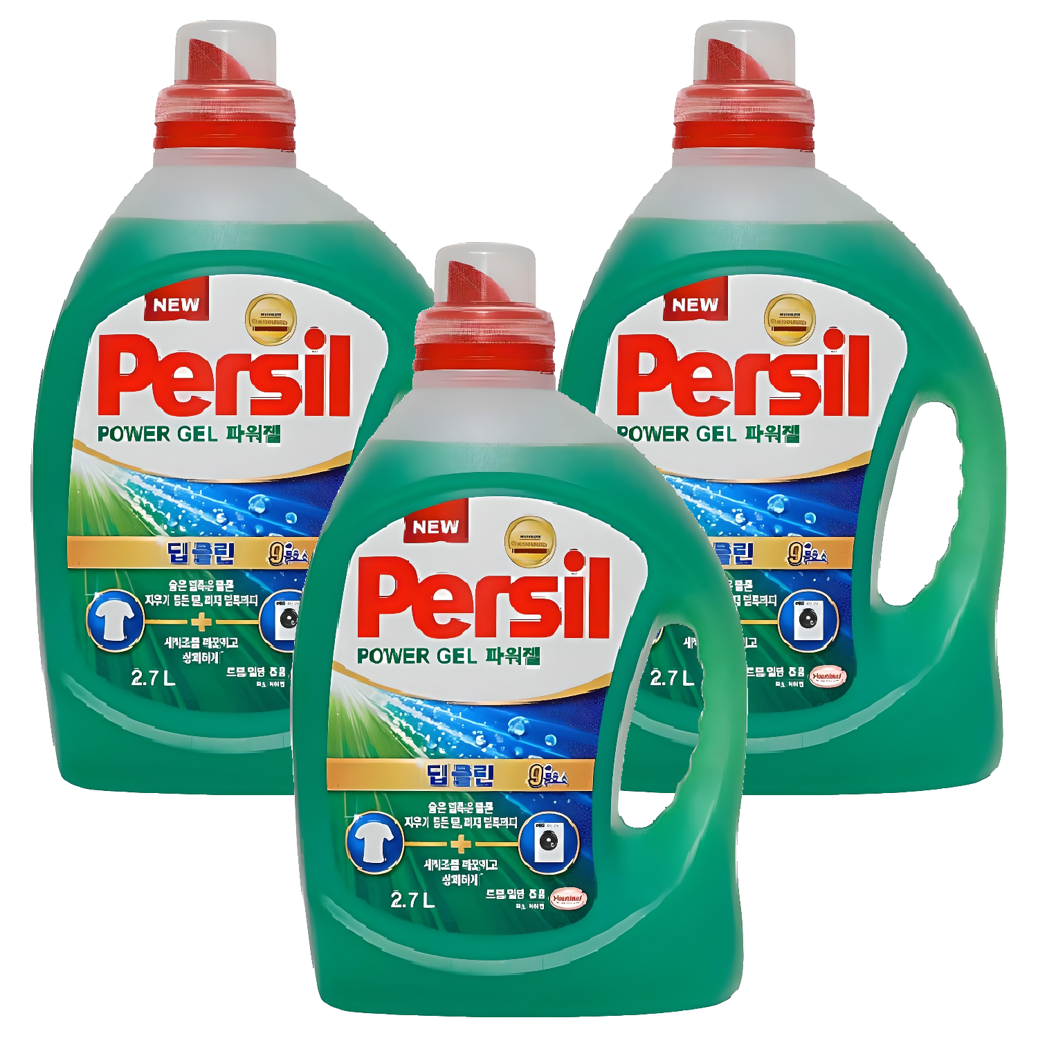 퍼실 딥클린 파워젤 플러스 9중효소 겸용 액상세제 본품 33,600원