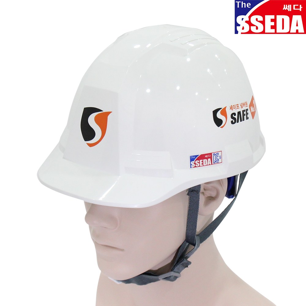 SSEDA 쎄다4 안전모 자동내피 GS모 / 건설 작업 머리보호 헬멧 머리 보호대 건설안전작업모, 1개 12,400원
