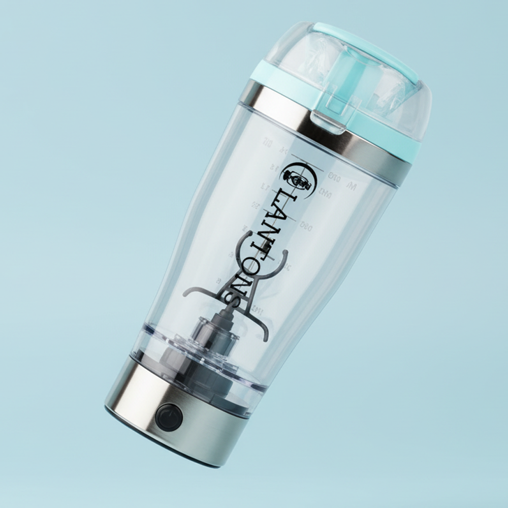 랜턴스 텀블러 자동 회오리 선식컵 원터치 자동쉐이커 1+1, 화이트+스카이블루, 1세트 36,600원