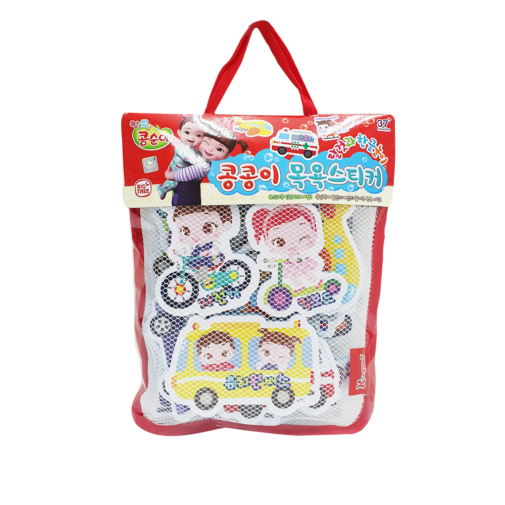 콩순이 콩콩이 목욕스티커, 탈것과 한글놀이, 1개 7,840원