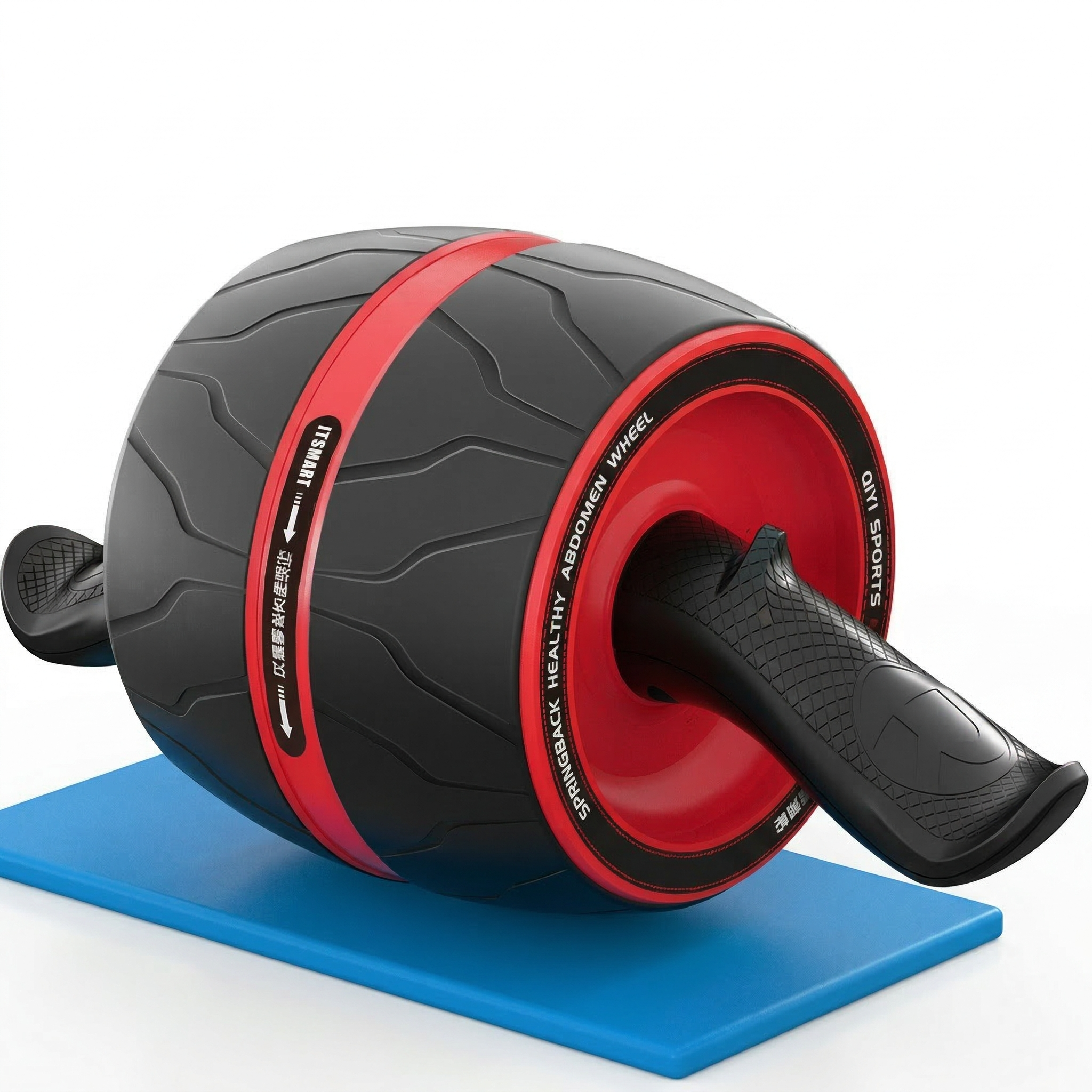 지행건감 자동 리바운드 AB슬라이드 롤아웃 무소음 복근 운동기, 블랙&레드, 광폭스틸스프링ab슬라이드 27,900원