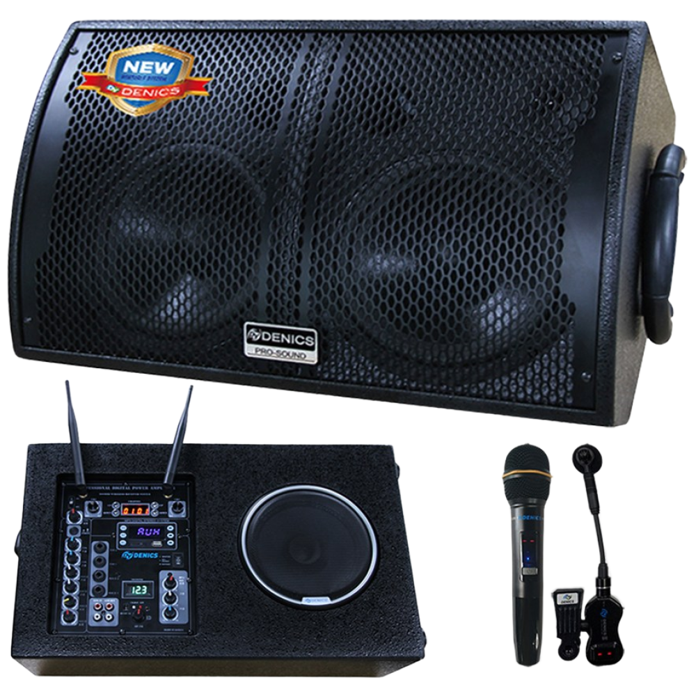 데닉스 DY-800W 국산 충전식 올인원 앰프스피커 공연용 블루투스/USB/MP3/AUX, DYSM 950,000원