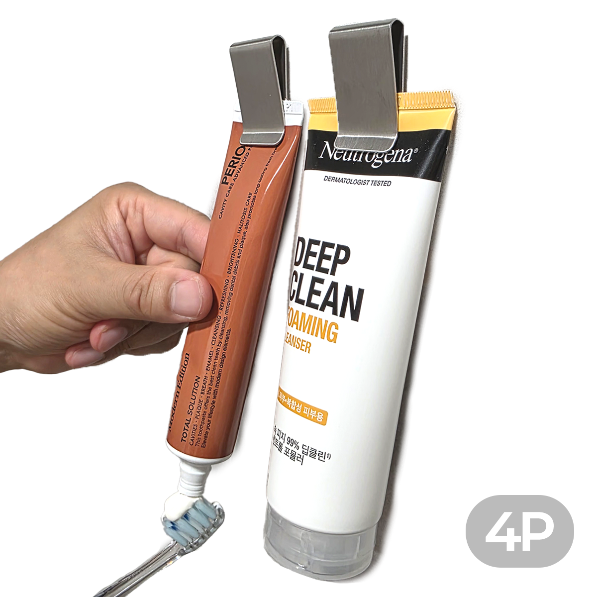 생활친구 304 스텐 치약걸이 무타공, 4개 5,800원