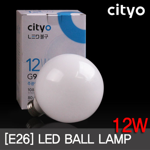 씨티오 LED전구 12W LED백열전구 램프 벌브, 1개 3,400원