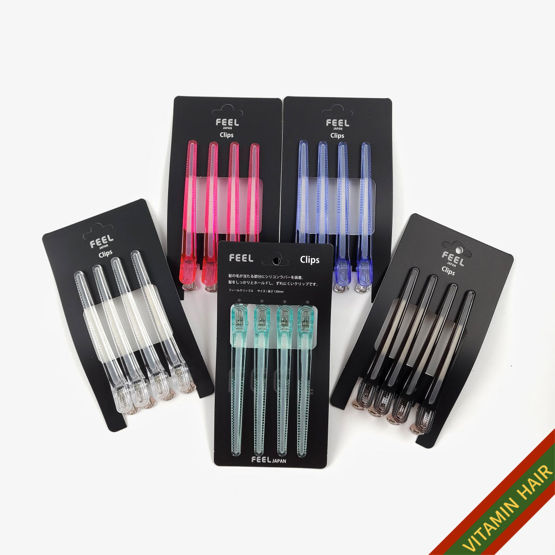 필 미용실집게핀 헤어핀셋 4P 실리콘 드라이 커트 17,800원