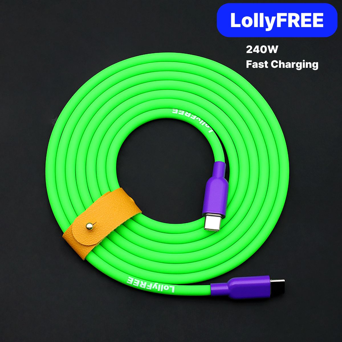 롤리프리 C to C타입 실리콘 초고속 충전 240w 케이블 21,370원