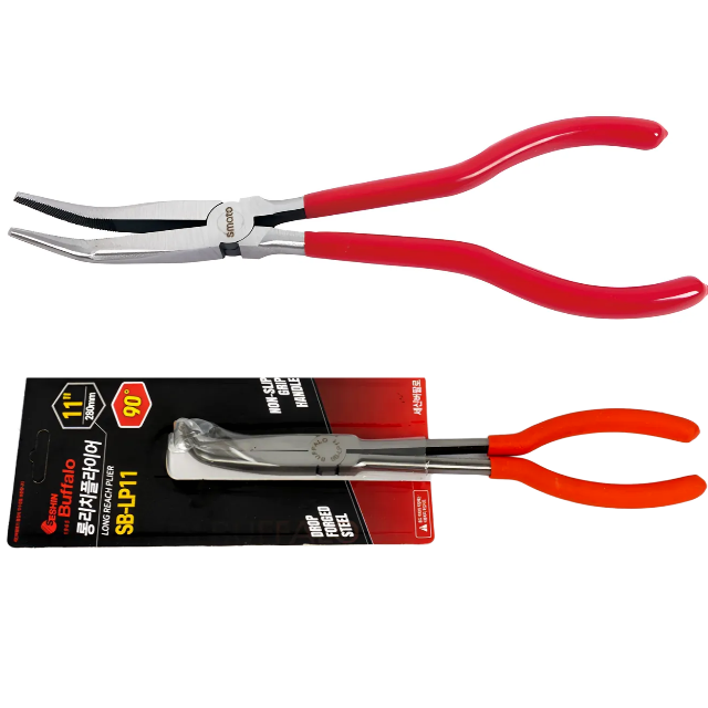 세신 롱노즈 90도전장 252mm 롱노우즈 플라이어 8,900원