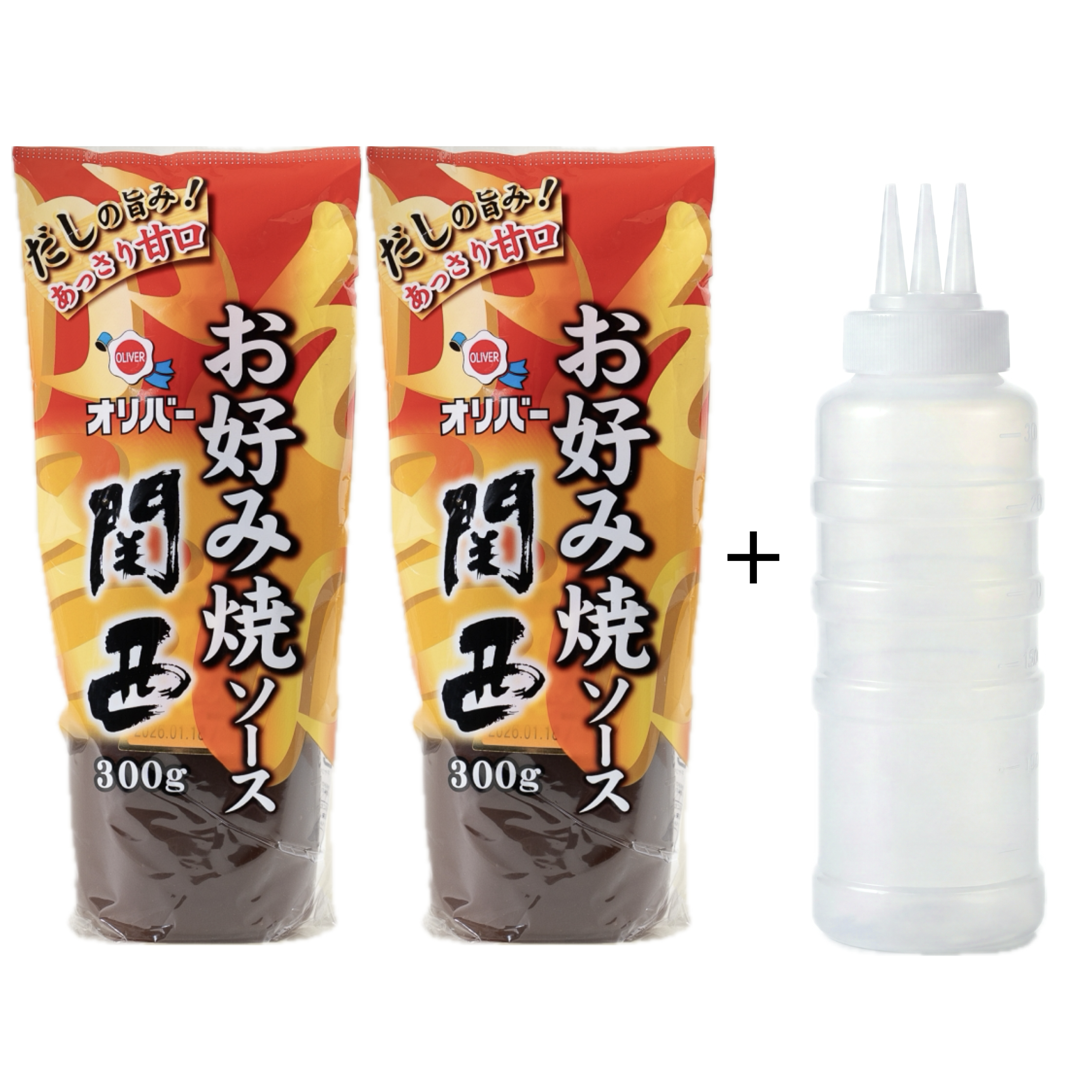 [3구용 소스통 세트] 일본 간사이지방 명물 올리버 오코노미야끼 소스 오리지날 12,900원