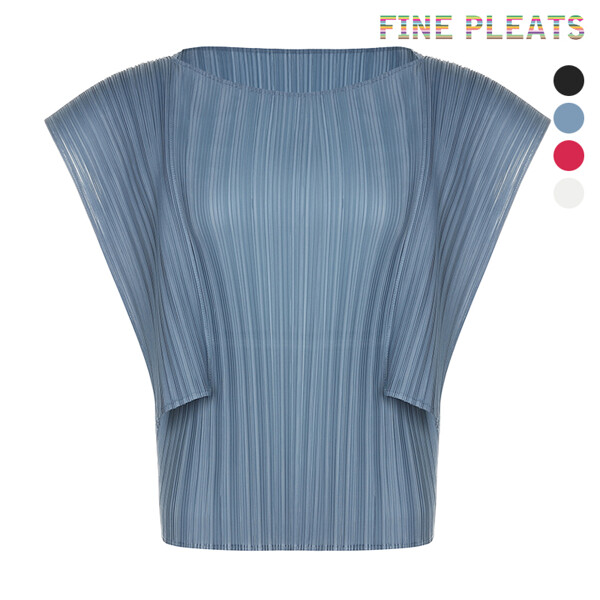 [FINE PLEATS] 피네 플리츠 숄더 커버 탑 [4컬러] 152,100원