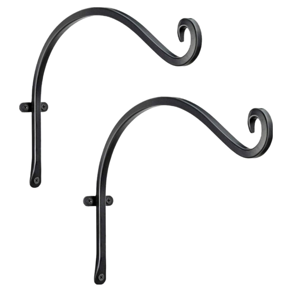 쵸록101 벽걸이 전등 고리 철제 후크 야외 정원 행잉 화분 걸이대, 2개, 블랙 16,900원