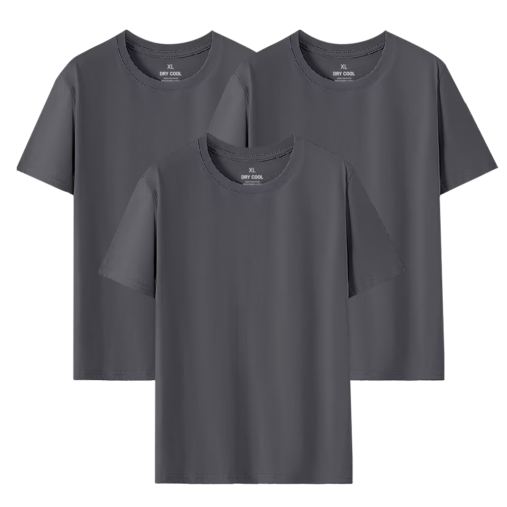 어니우니 기능성 쿨론 라운드 무지 반팔 티셔츠 3장 세트 13,700원