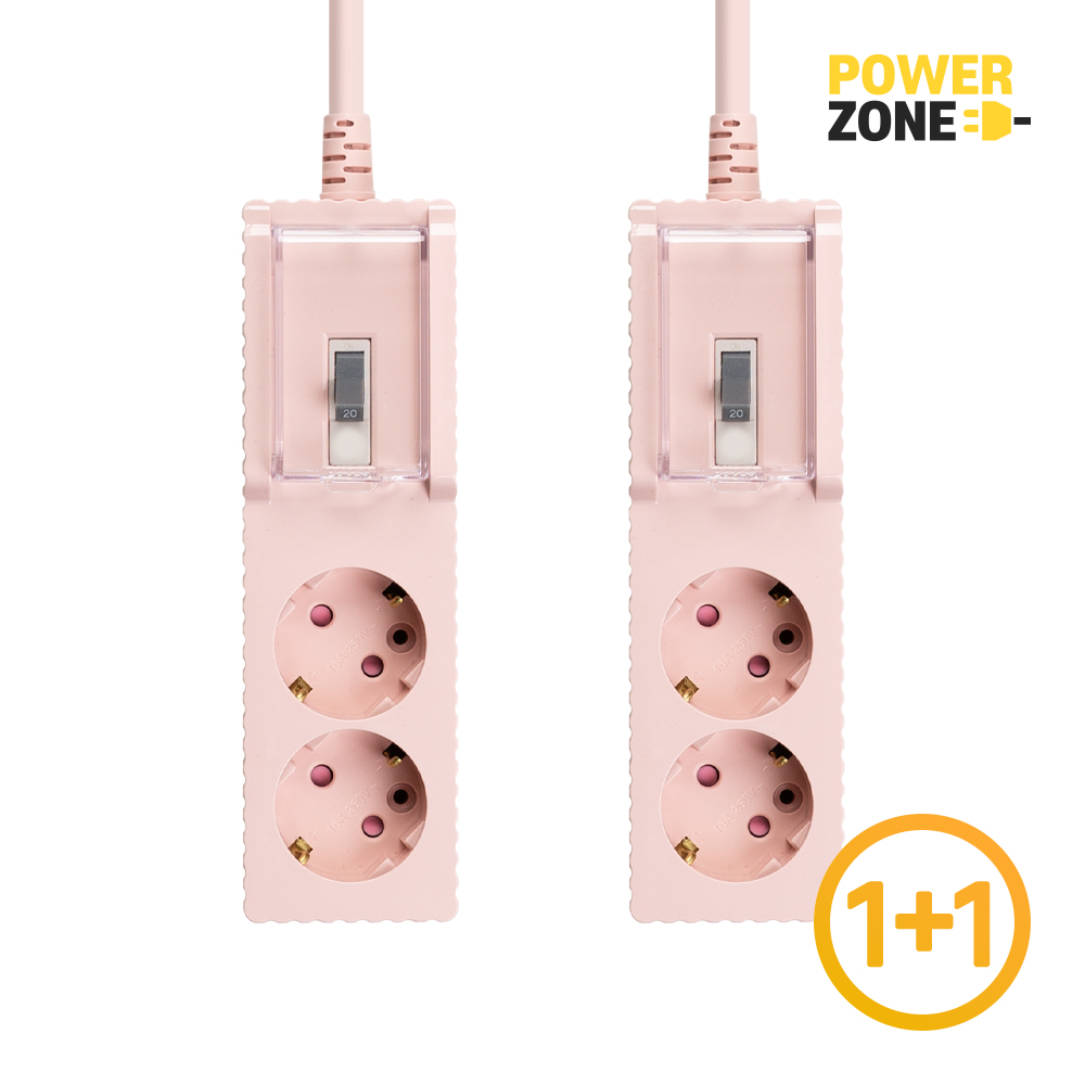 1+1 웨이브 고용량 과부하차단 멀티탭 2구 50cm 1.5m 3m 5m 7m 81,500원