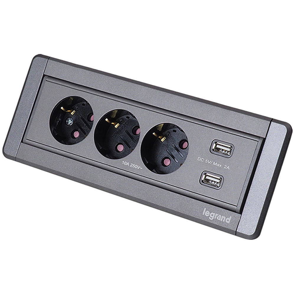 [본사정품] 르그랑 빌트인 마그네슘) 콘센트 3구+USB 106,500원