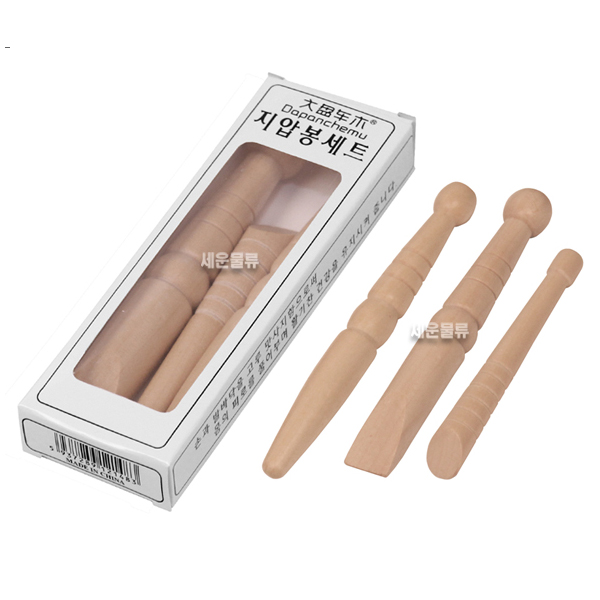 [1SET 무배] (일반 원목 지압봉 3P 1SET) 발마사지 안마기 발 지압 발바닥 안마봉 지압기 마사지기, 브라운, 1세트 3,990원