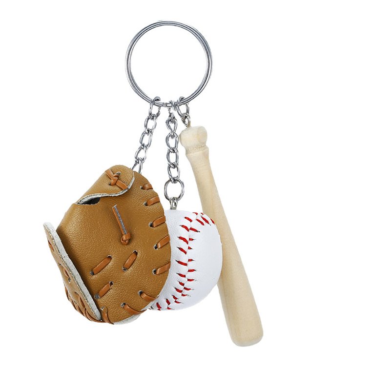 퀸즈아이 야구사랑 야구키링, 네추럴우드, 2개 14,000원