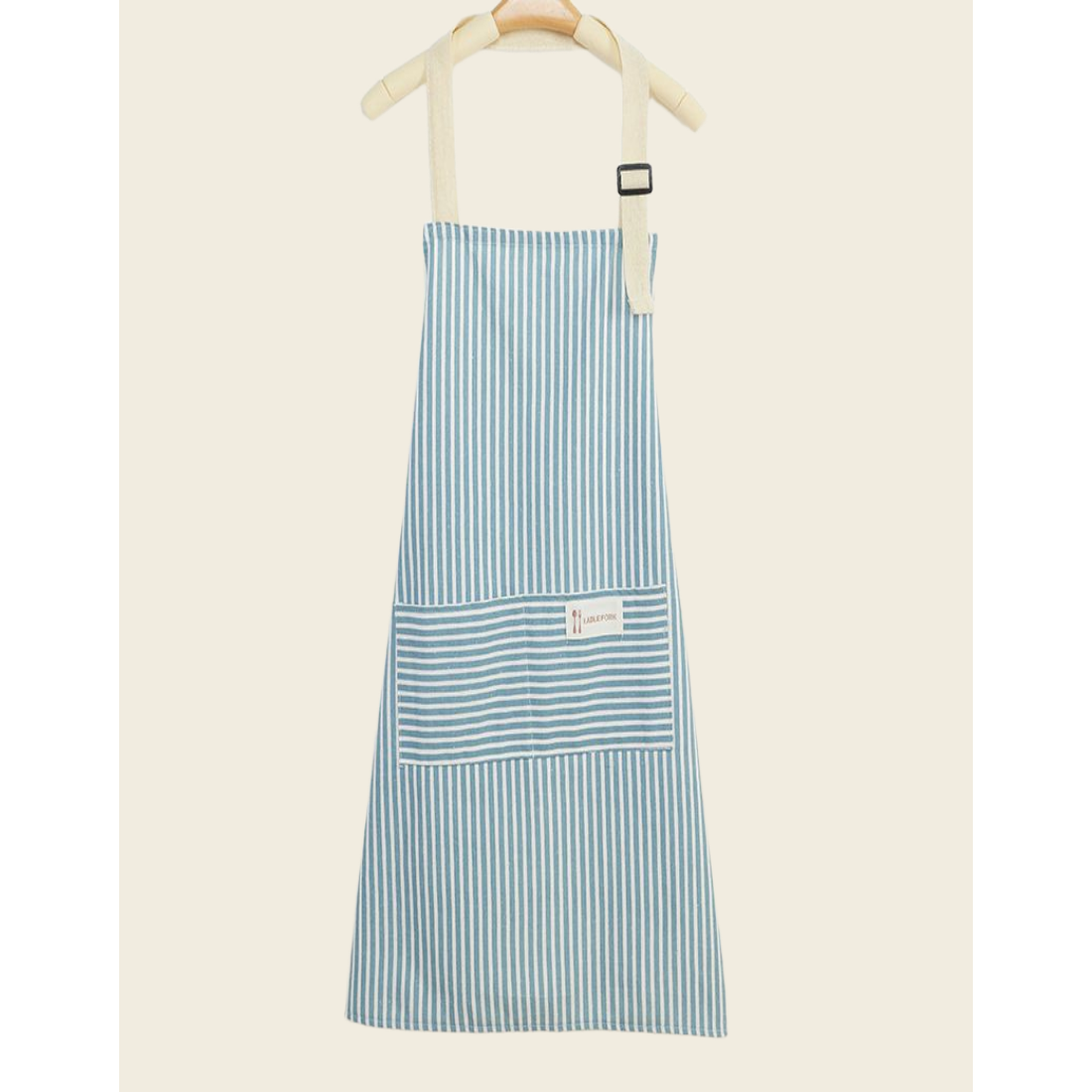 샵토피아 면 린넨 생활방수 길이조절 포켓 패브릭 심플 앞치마 5,800원