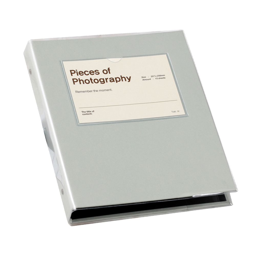 토비메모리 바인더형 비비드 앨범, 앨범(그레이), 내지(흑지), 25매 8,750원