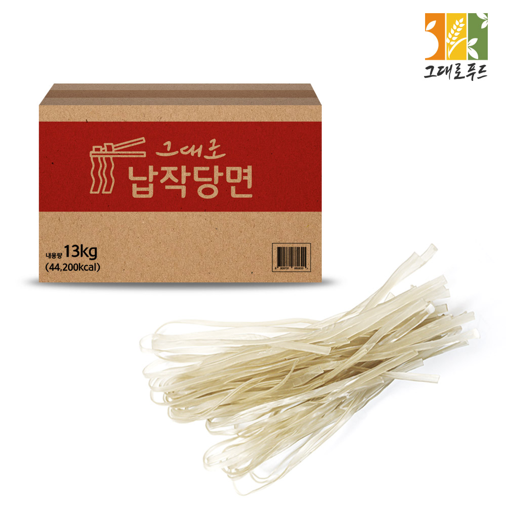 그대로푸드 납작당면 13kg 마라탕용 찜닭용, 13kg, 1개 44,090원