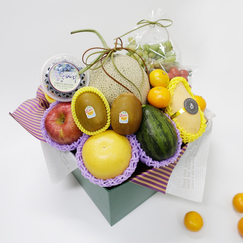 과일선물 달콤한선물 이바지 결혼인사 사랑하는 마음담아 프리미엄 혼합과일 멜론구성 11종 선물세트 89,000원