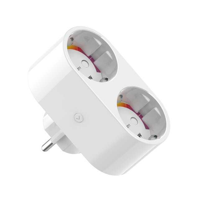 와이파이플러그 와이파이스위치  Gosund 2 In 1 WiFi 스마트 플러그 콘센트 전원 모니터 소켓 16A Tuya 원격 제어 가전 제품 Alexa Google Home 40,670원