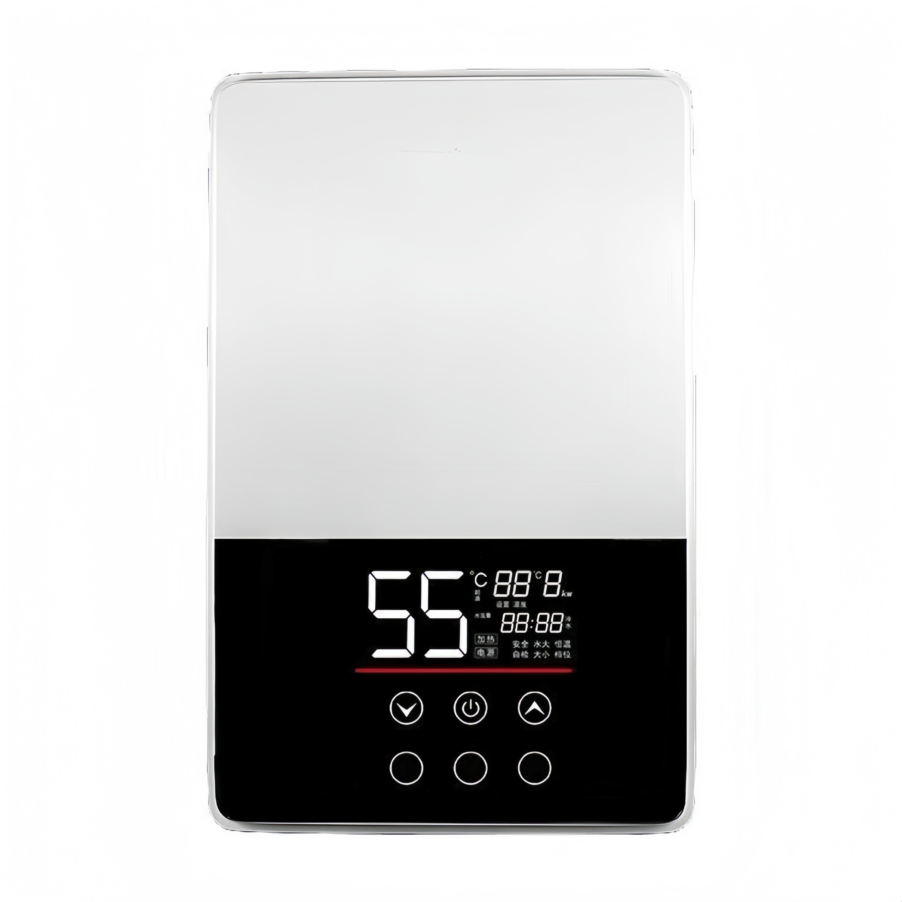 YAPOGI 가정용 화장실 세면대 급속가열 온도 표시 온도조절가능 온수기 전기 온수기 순간 온수기, 화이트+블랙 95,900원