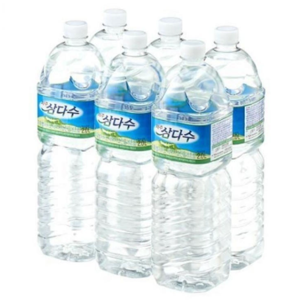 제주삼다수 생수 (라벨유무 랜덤발송), 6개, 2L 14,900원