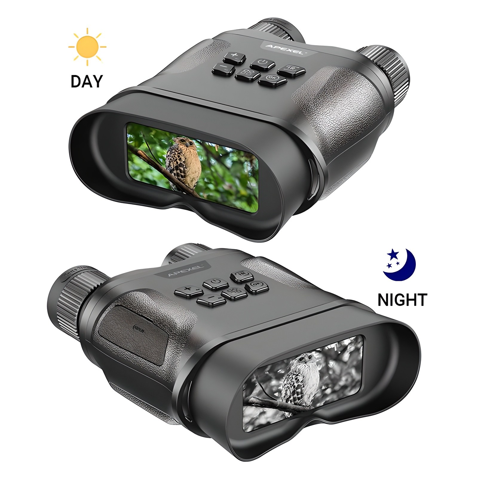 NV001 야간투시경 IR 적외선 망원경 사냥 관찰 감시 전술 탐사 탐조  비디오카메라 디지털 녹화 사진촬영 와이드LCD창 야시경 나이트비전 261,000원