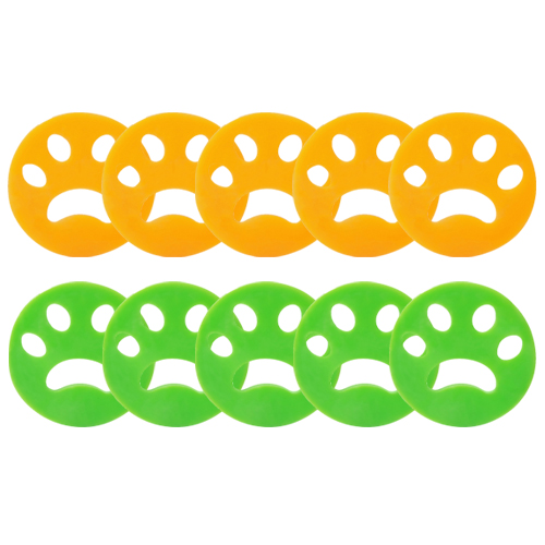 디자인비 세탁볼 겸용 먼지제거 실리콘, 오렌지&그린, 1세트 9,800원