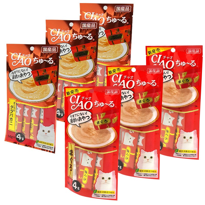 이나바 챠오 츄르 2종(참치,게맛살) 셋트 18,500원