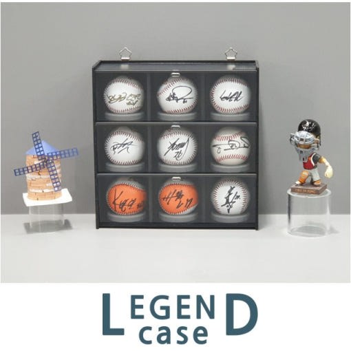 레전드 케이스9P /사인볼 케이스/야구공 진열함/야구공 보관 42,000원
