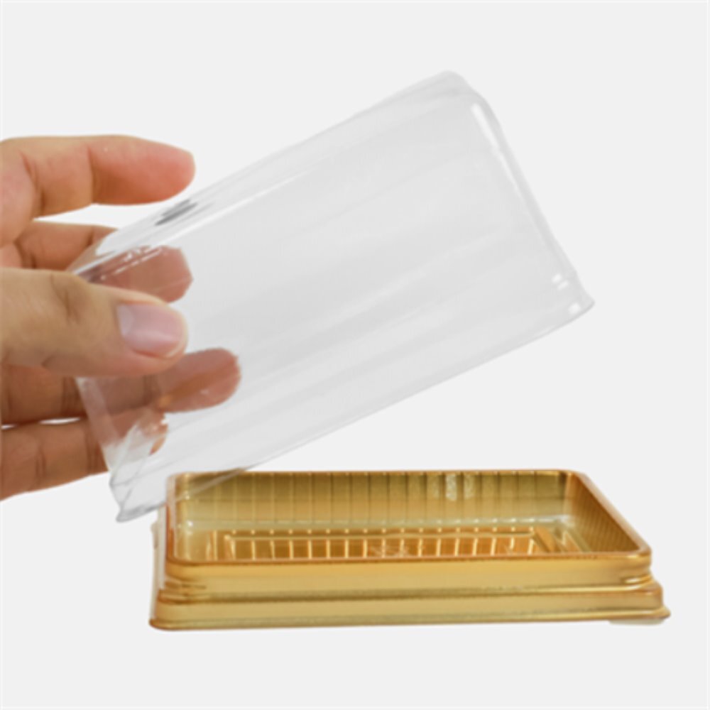 위니 조각 미니 케익 롤케이크 케이스 포장용기 떡포장박스 사각디저트용기 일회용디저트용기 화과자투명케이스 800원