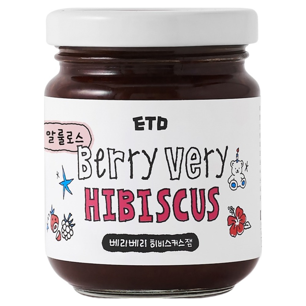 ETD 알룰로스 베리베리 히비스커스잼, 150g, 1개 15,500원