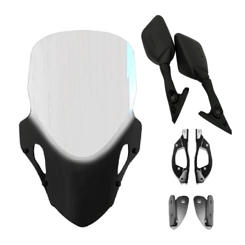 PCX 76CM 롱윈드스크린 사이드미러 셋트 21 24 바람막이 방풍 쉴드 튜닝, 1세트 85,000원