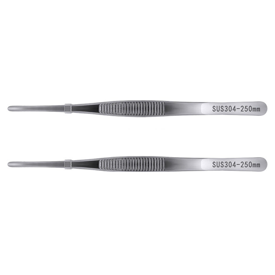 마켓욜 스테인레스 304 핀셋 집게 25cm, 실버, 2개 10,900원