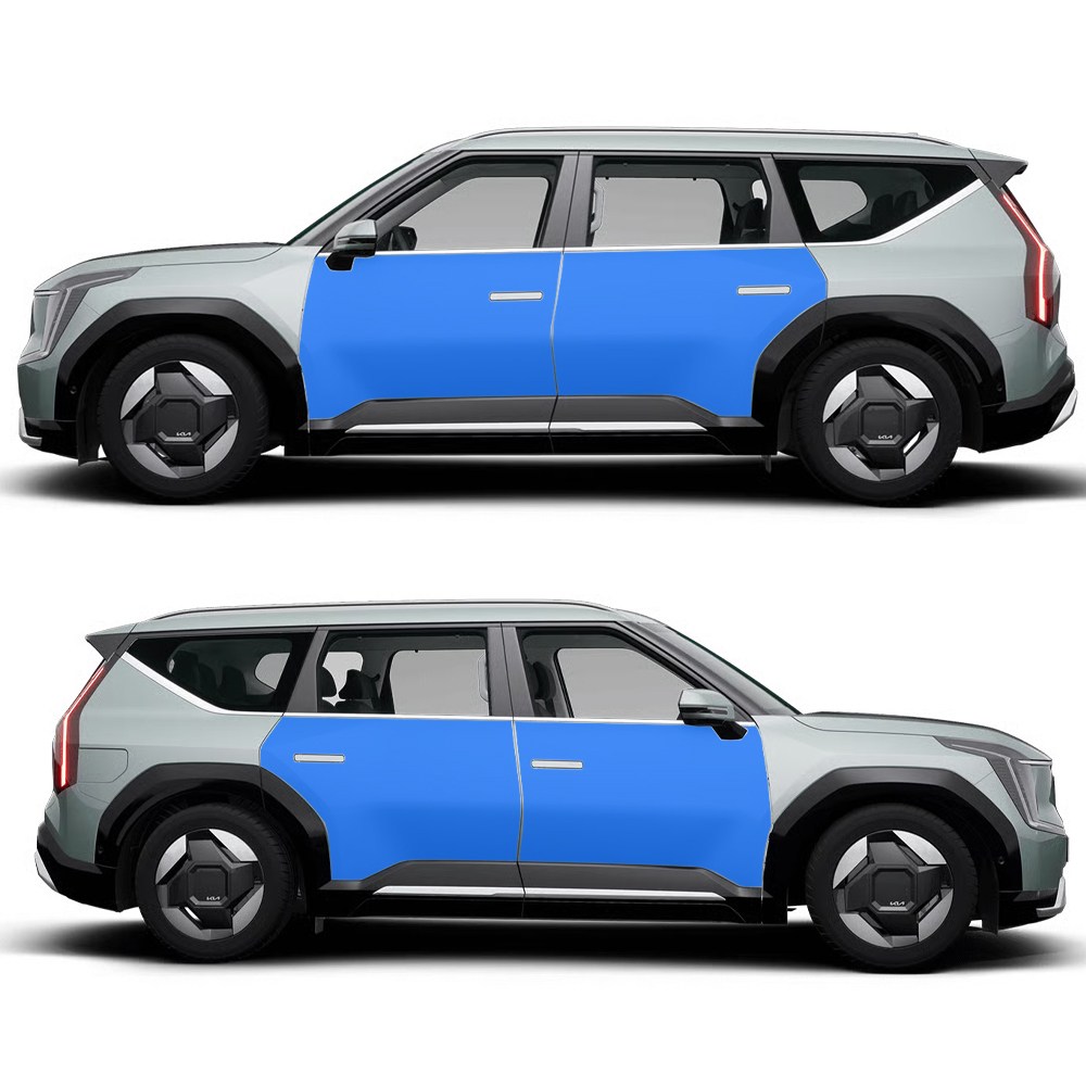 스킨엑스 EV9 MV1 에어/어스 도어풀커버 PPF 차량보호필름, 1개 342,000원