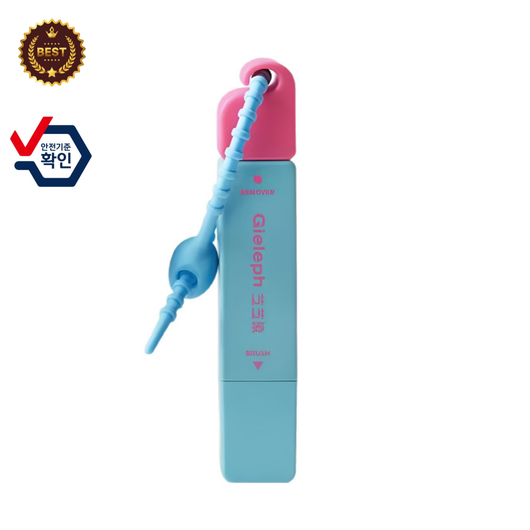 안전인증 제니로이드 투 헤드 디자인 휴대용 강력 얼룩제거 펜, 1개, 핑크&아이스 10,900원