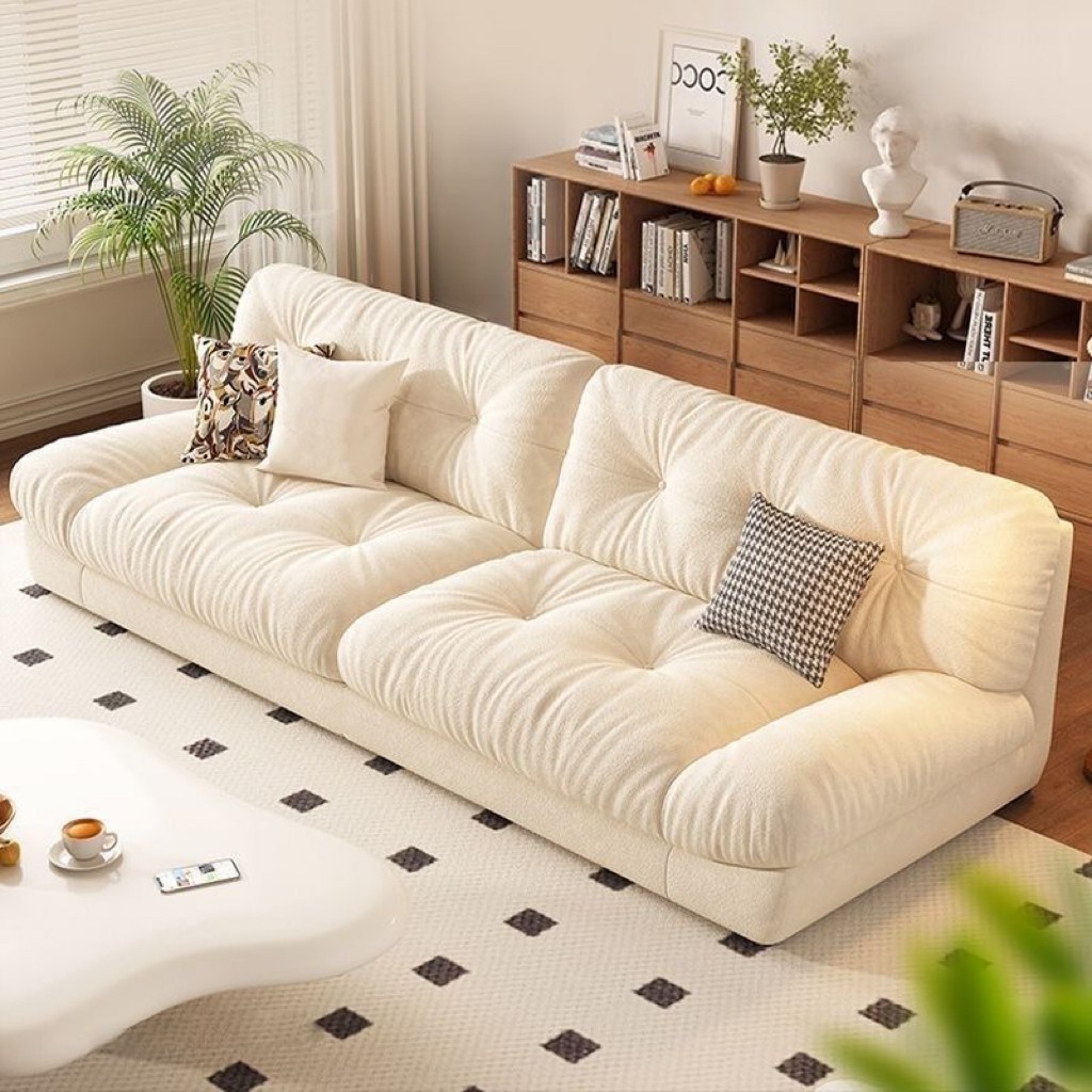 쩐쿠 심플 고급 푹신 편한 소파 KG007, 화이트 520,000원