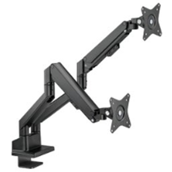 루나랩 슬림 듀얼 모니터암, 블랙, 1개 93,000원