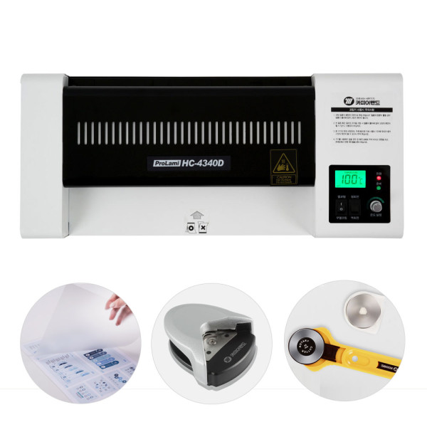카피어랜드 프로라미 코팅기 화이트 LCD  A3 4롤러 고급형 스틸 HC-4340D 177,220원