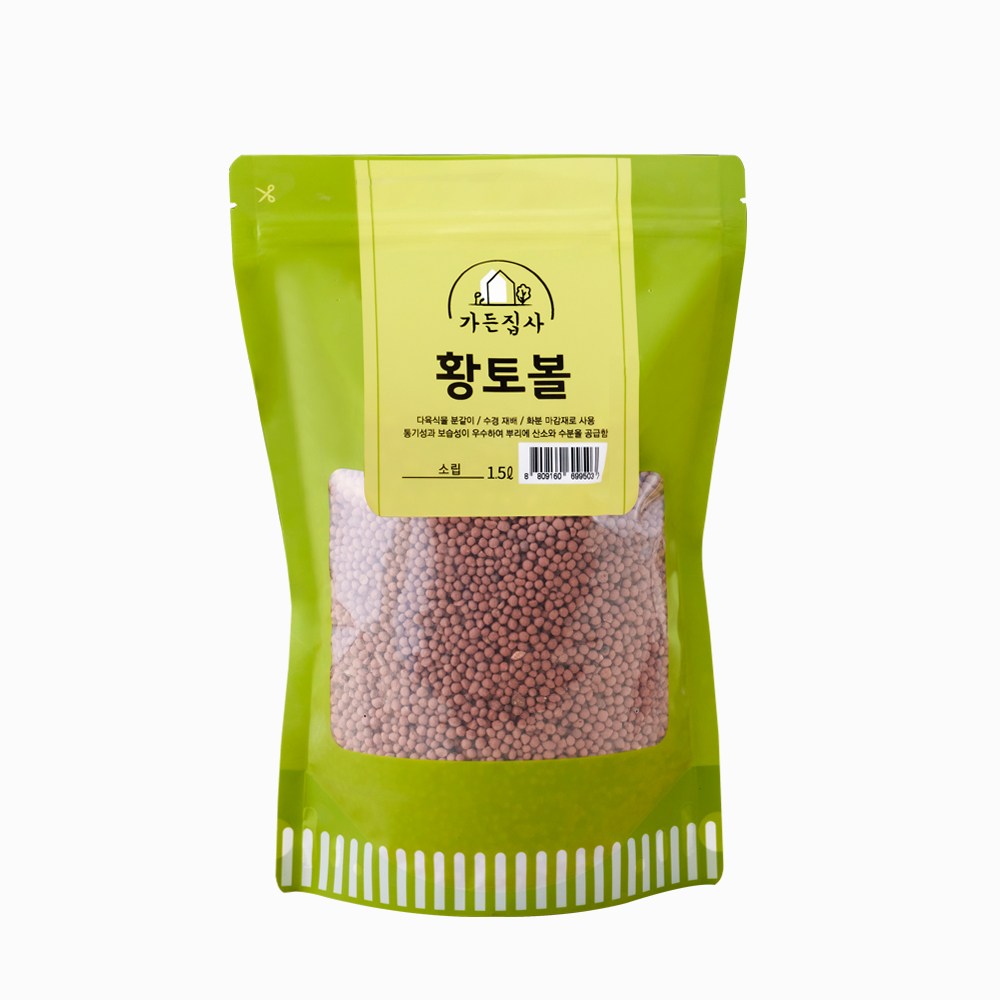 가든집사 황토볼 중립 1.5L- 하이드로볼 분갈이흙, 1개 4,840원
