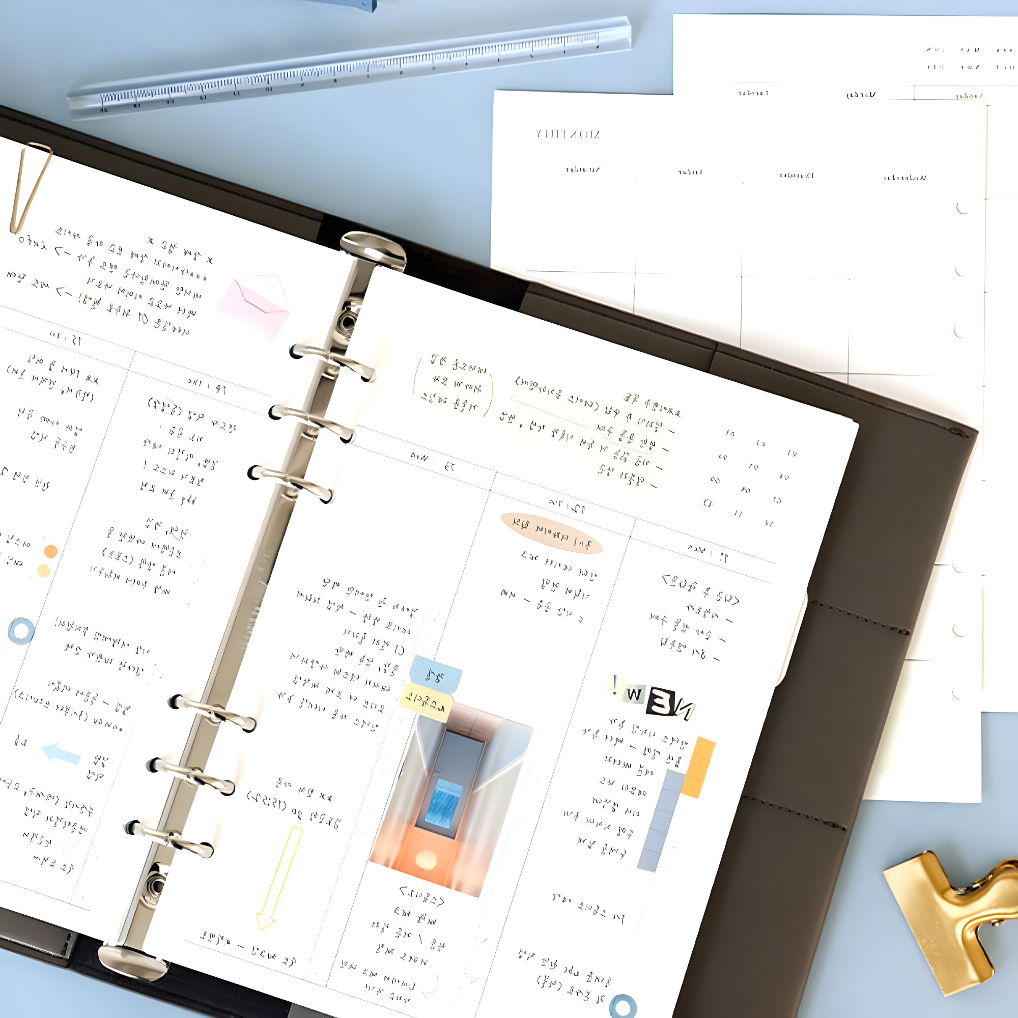 만년 다이어리 6공바인더 속지 2세트, 01 플랜 위클리 2개 23,560원