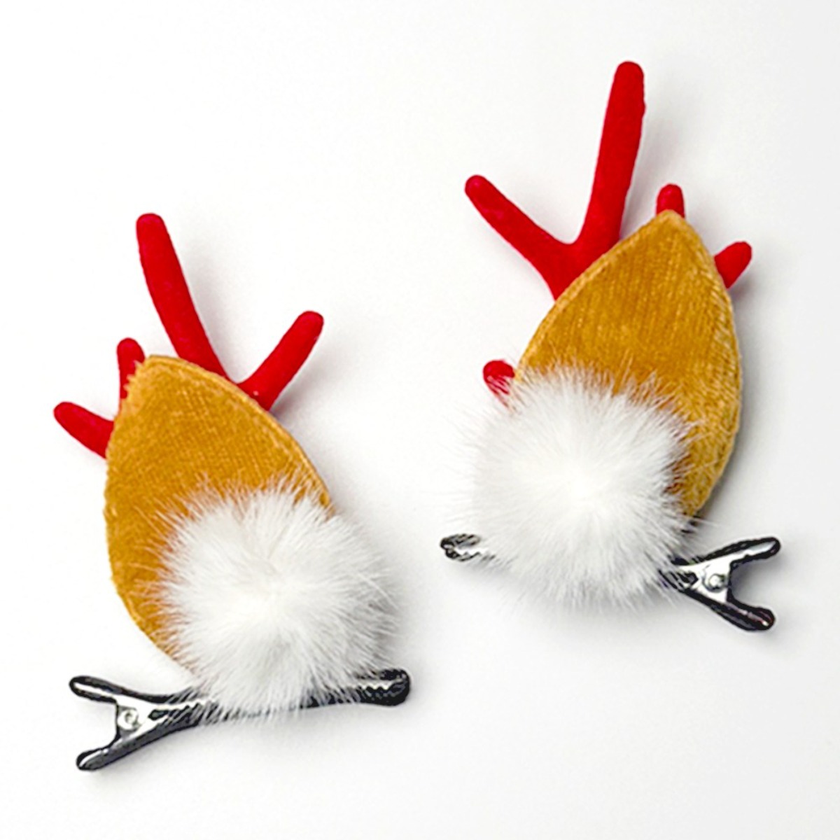 크리스마스 머리핀 루돌프 머리삔 산타 집게핀 9,800원