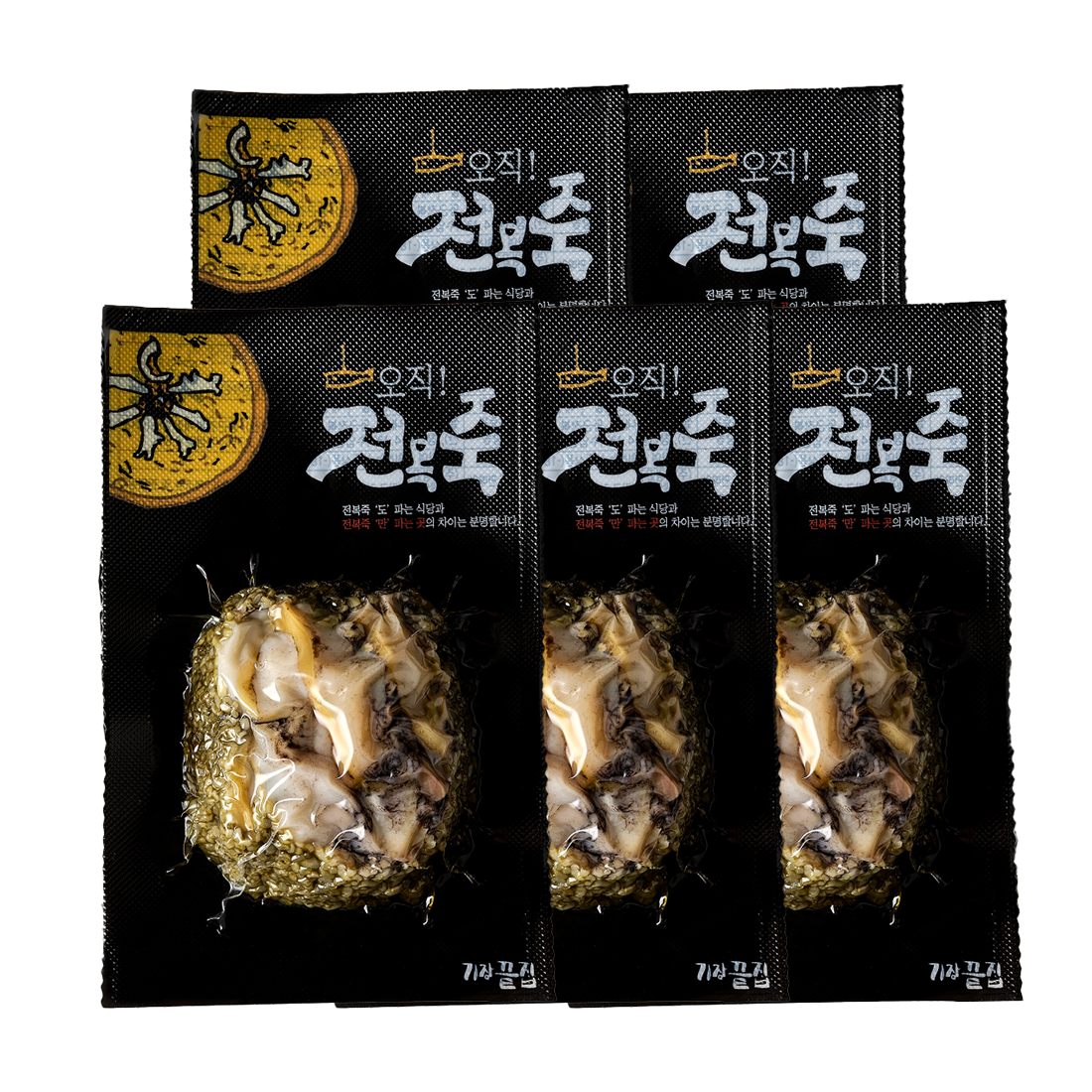 기장끝집 전복내장 오직전복죽 밀키트, 5개, 195g 55,000원