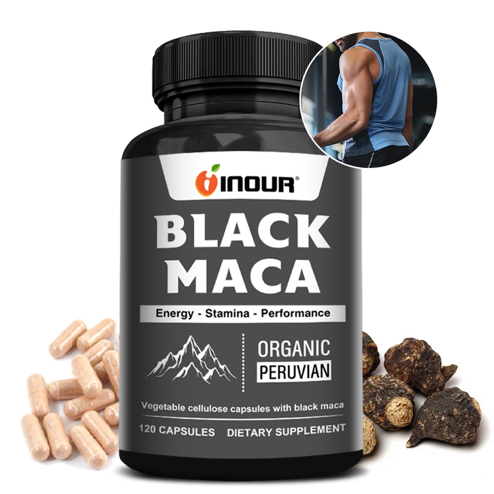 블랙 마카 1000mg 60/120캡슐, 유기농 페루산 블랙 마카, 고함량 마카 추출물, 비건 셀룰로오스 캡슐, 2개, 60정 32,600원