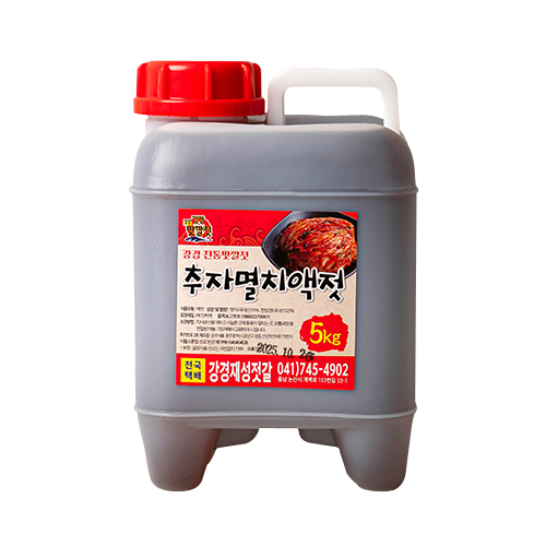 강경재성젓갈 김장용 추자도 멸치액젓, 5kg, 1개 29,220원