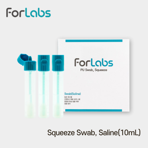 ForLabs PU Swab Squeeze 10ml (Saline) 샘플채취 피펫스왑키트 손세균검사 과학실험 12,600원