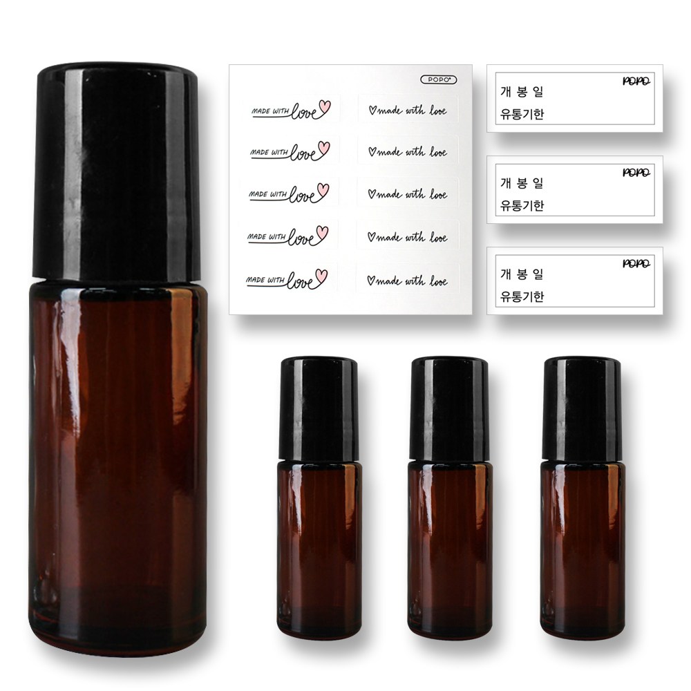 포포라운지 롤온 향수 공병 썬롤온 화장품 유리 대용량 용기 8,800원
